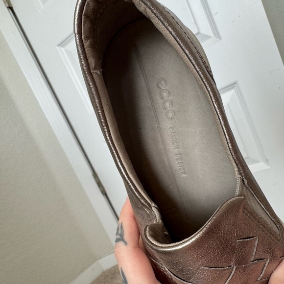 Ecco Soft 7 Woven Leather Slip-On Sneaker - NEVER WORN - Picture 5 of 7